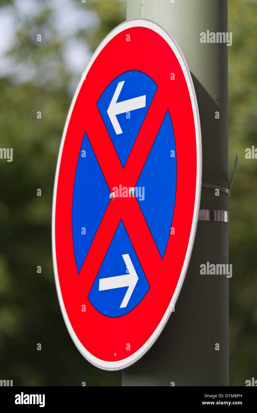 No Parking Sign in Berlin Prenzlauer Berg, Germany Stock Photo Alamy