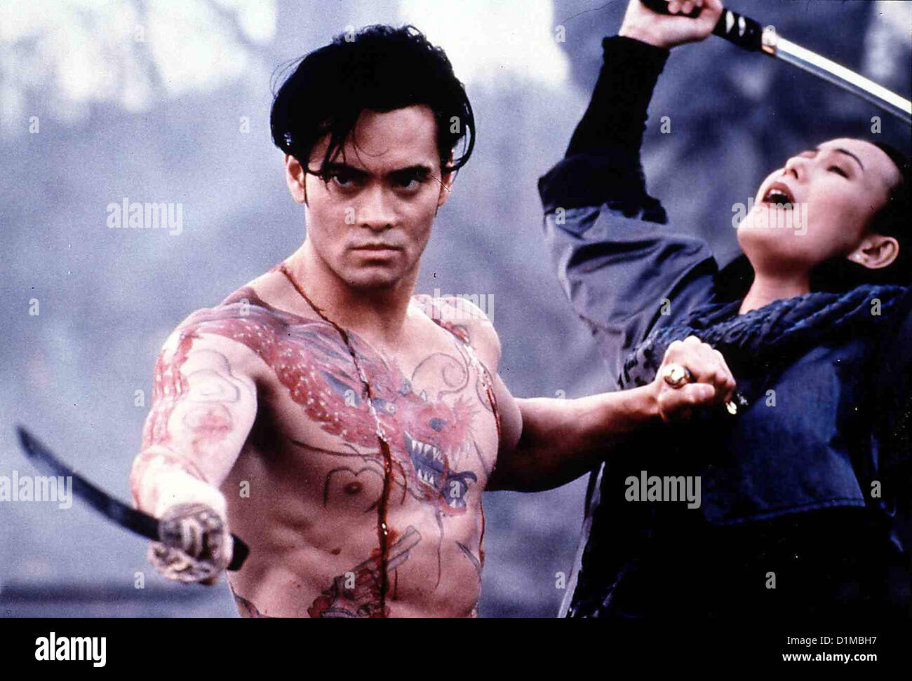 Mark dacascos scott wolf double hi-res stock photography and