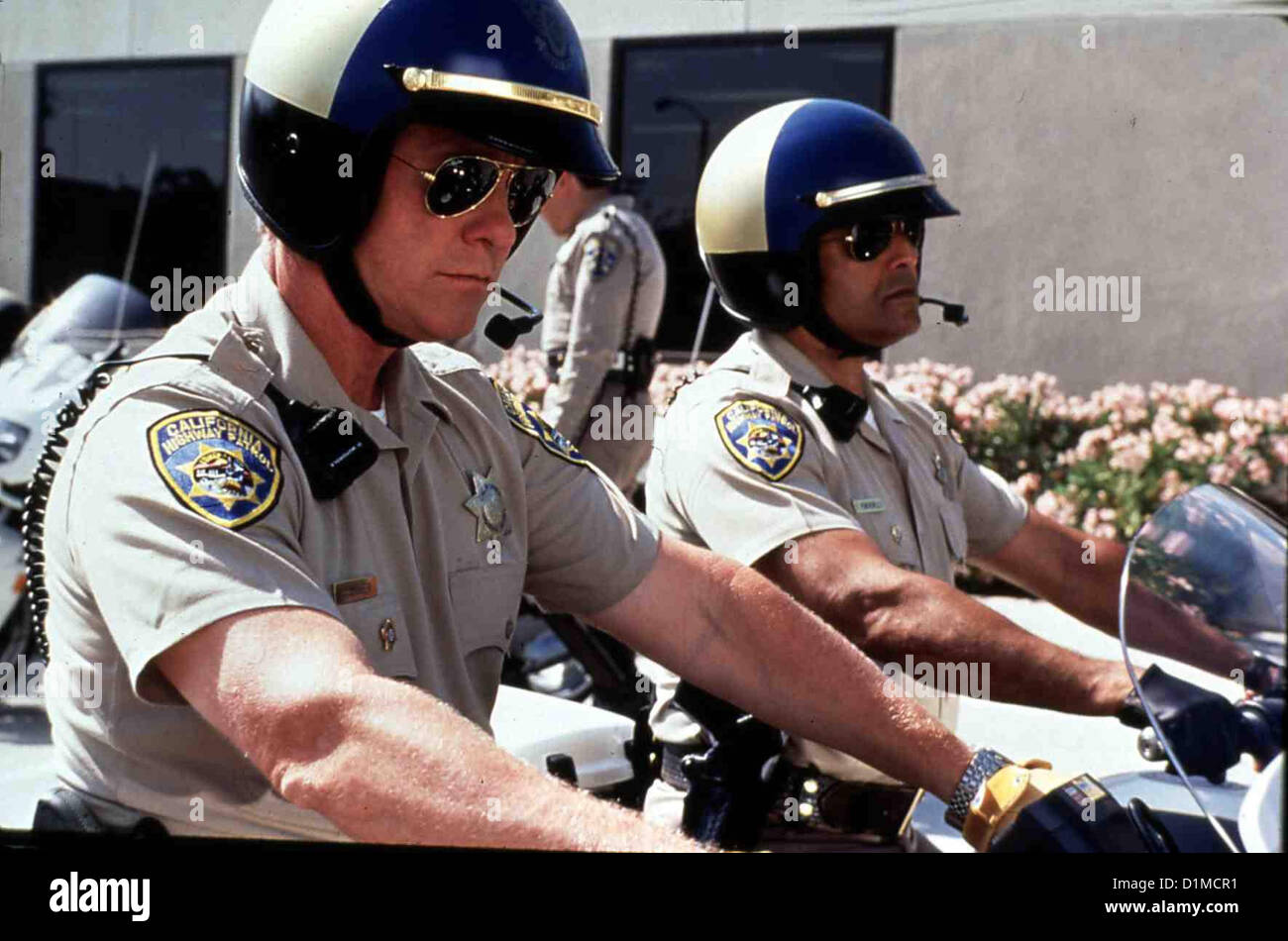 Chips'99  Chips'99  Larry Wilcox, Erik Estrada Nach 15 Jahren kehrt Officer Frank 'Ponch' Poncherello (E. Estrada,r) zur Stock Photo