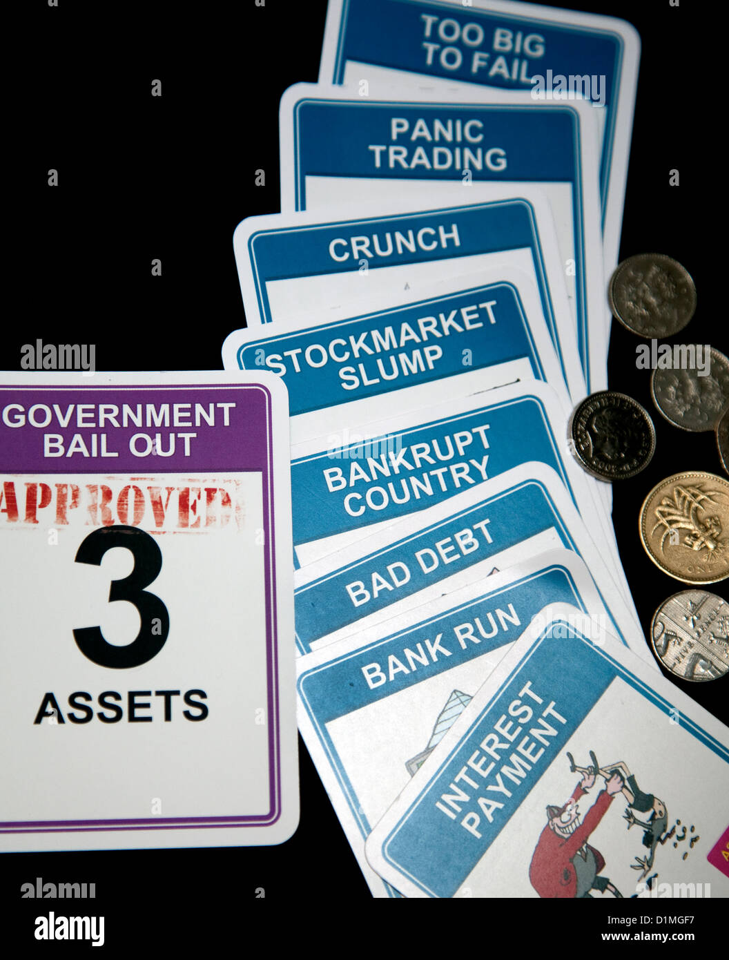 Crunch": card game based on global financial crisis, London Stock Photo -  Alamy