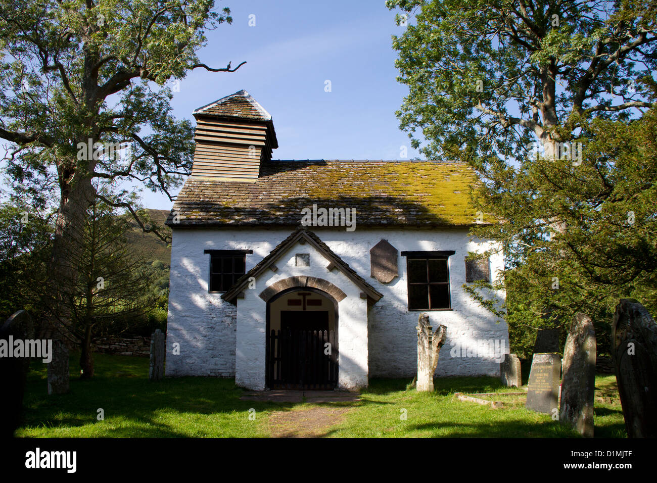 St Mary's chapel at Capel-y-ffin Stock Photo
