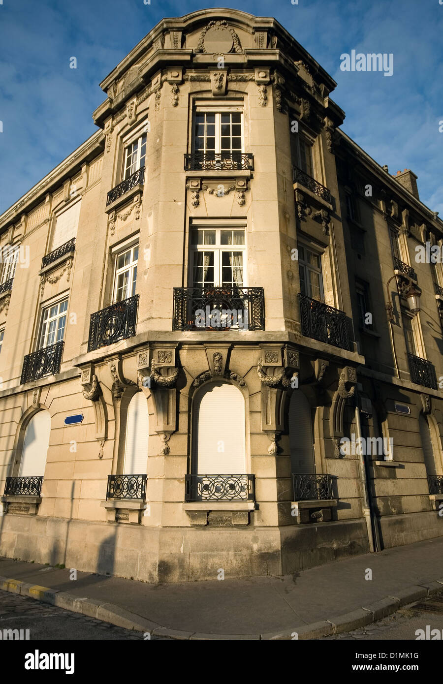 Apartment Building, Reims, France Stock Photo Alamy