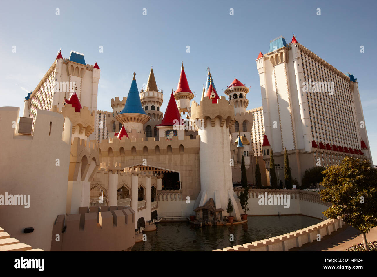 excalibur hotel and casino Las Vegas Nevada USA Stock Photo