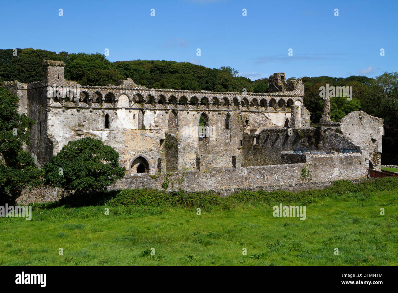 The Ruin Of The Bishop's Palace, St Davids, Pembrokeshire, Wales, UK ...