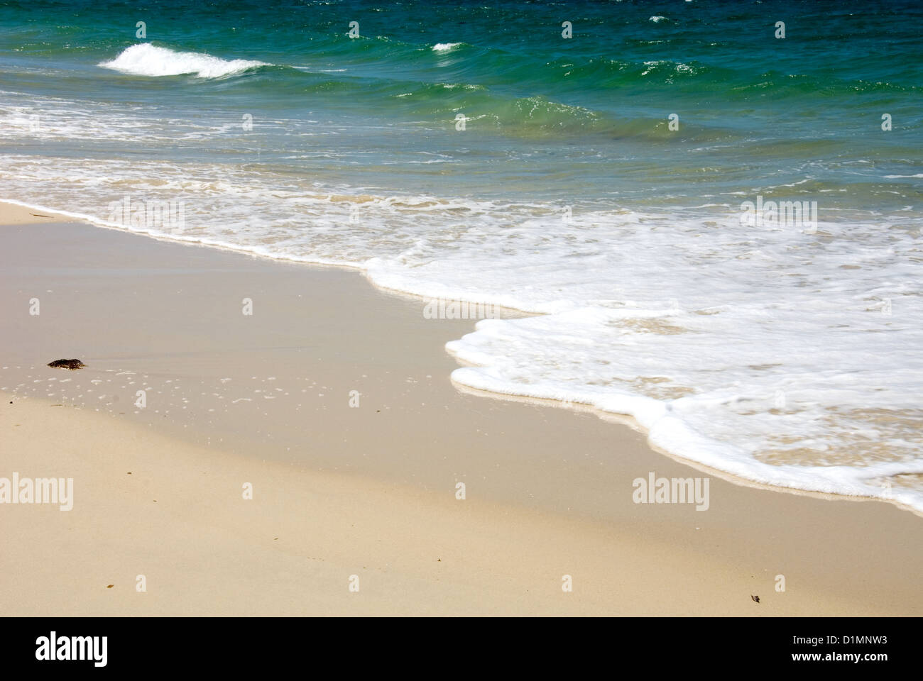 The striking colours of an East Coast beach, Australia Stock Photo