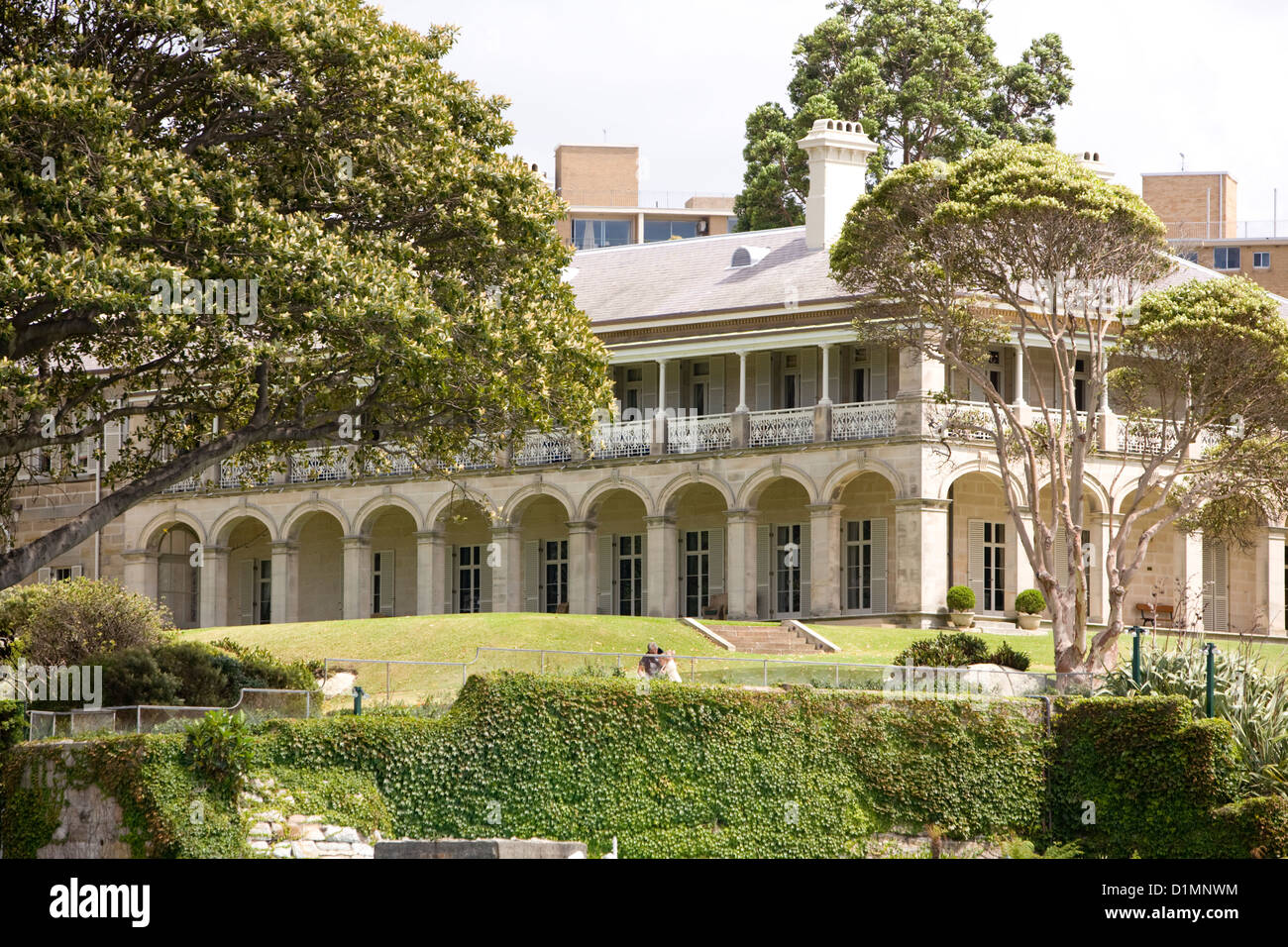 kirribilli house sydney, official residence of the prime minister Stock Photo