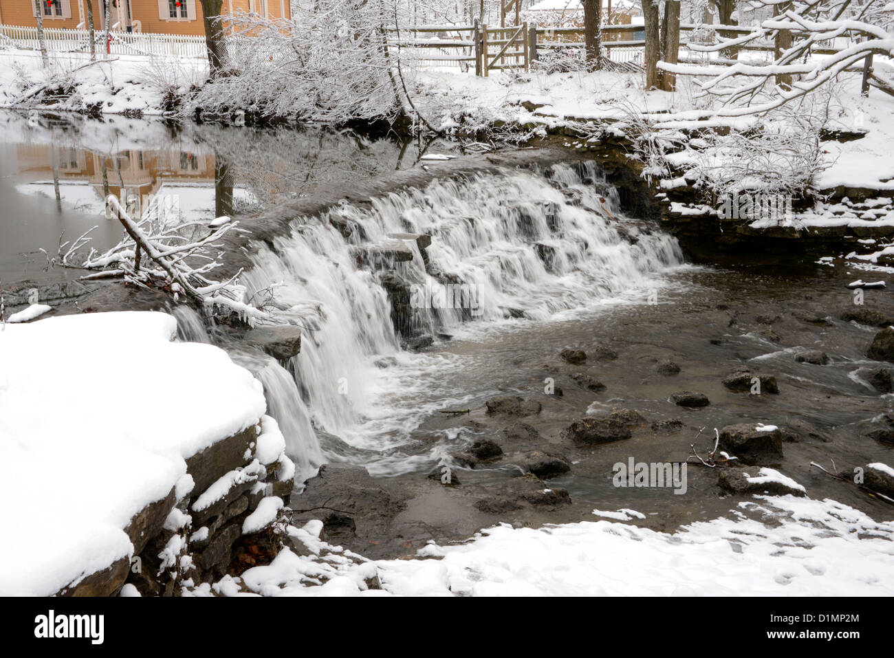 Falls in Winter Stock Photo - Alamy