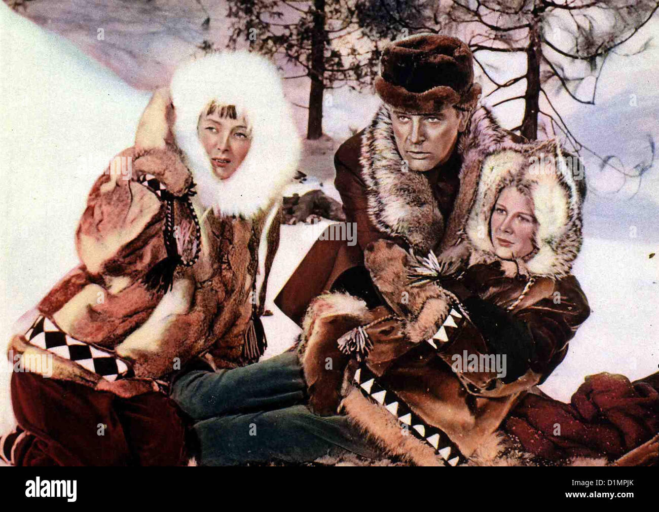 Titanen  Ice Palace  Bridie (Carolyn Jones), Zeb Kennedy (Richard Burton), Grace (Shirley Knight) *** Local Caption *** 1960 -- Stock Photo