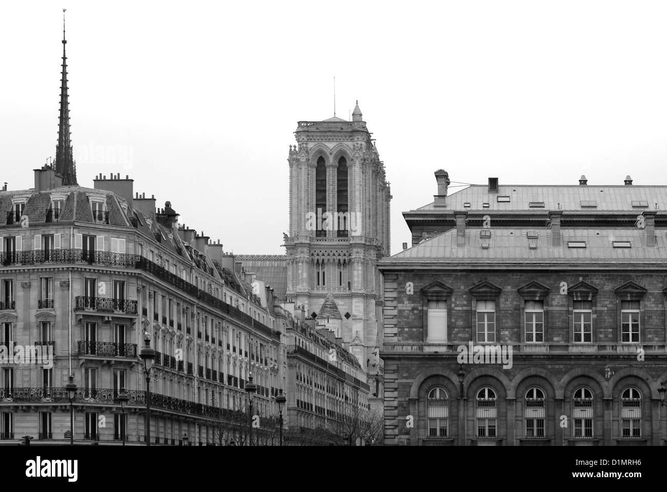 City Buildings, Paris, France Stock Photo