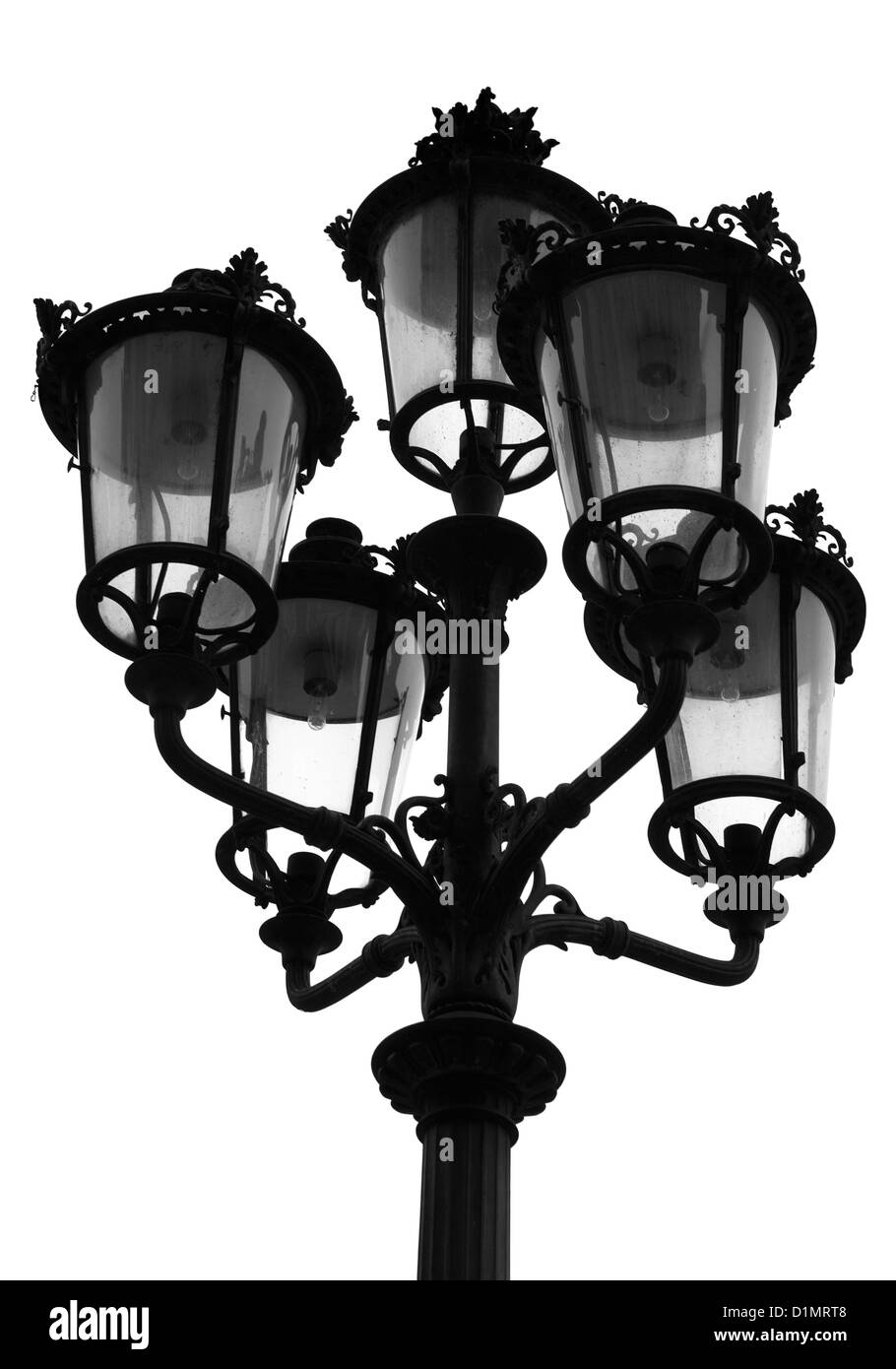 Parisian Street Light Stock Photo Alamy