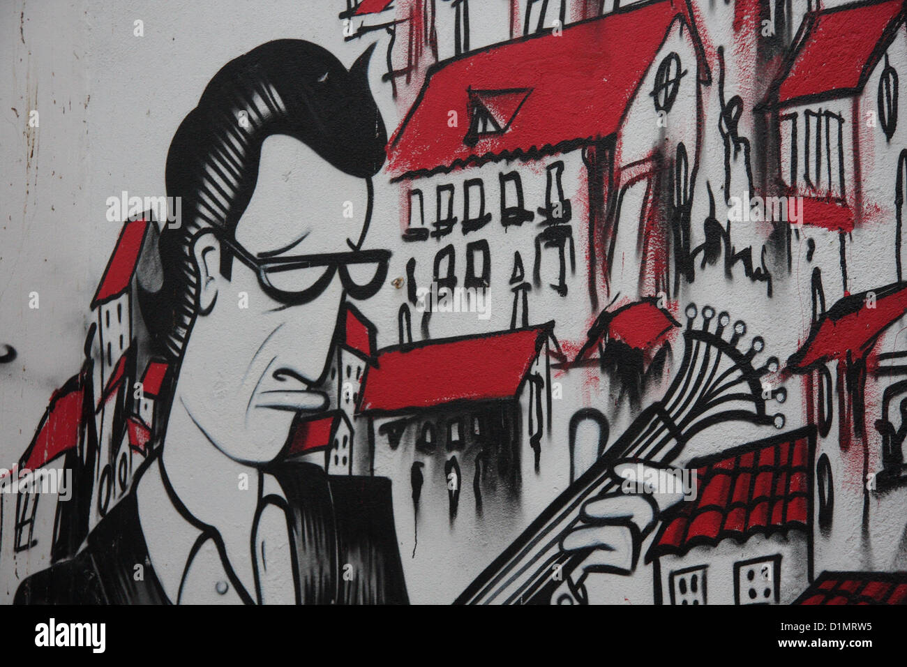 Street Art In Lisbon Stock Photo Alamy