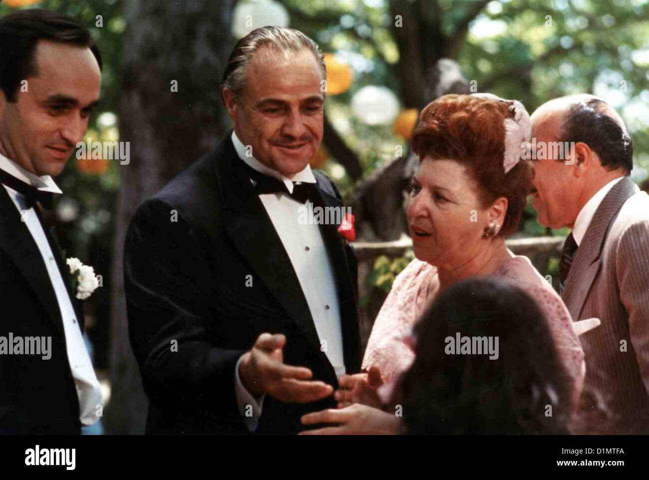 Der Pate (Teil 1 Und 2)  Godfather,  John Cazale, Marlon Brando, ? Der Pate Don Vito (Marlon Brando,2vl) ist das Oberhaupt Stock Photo