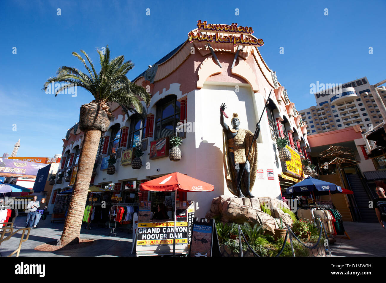 Hawaiian marketplace on las vegas hires stock photography and images