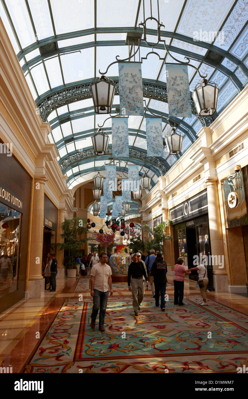 Las Vegas Bellagio Hotel Shopping Mall Editorial Photo - Image of