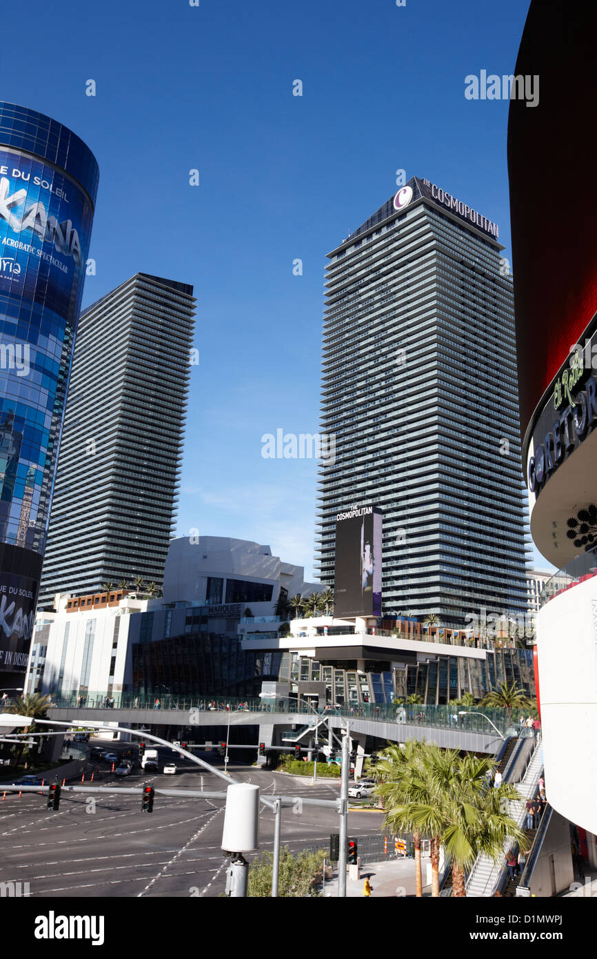 the cosmopolitan luxury resort casino and hotel Las Vegas Nevada USA Stock Photo