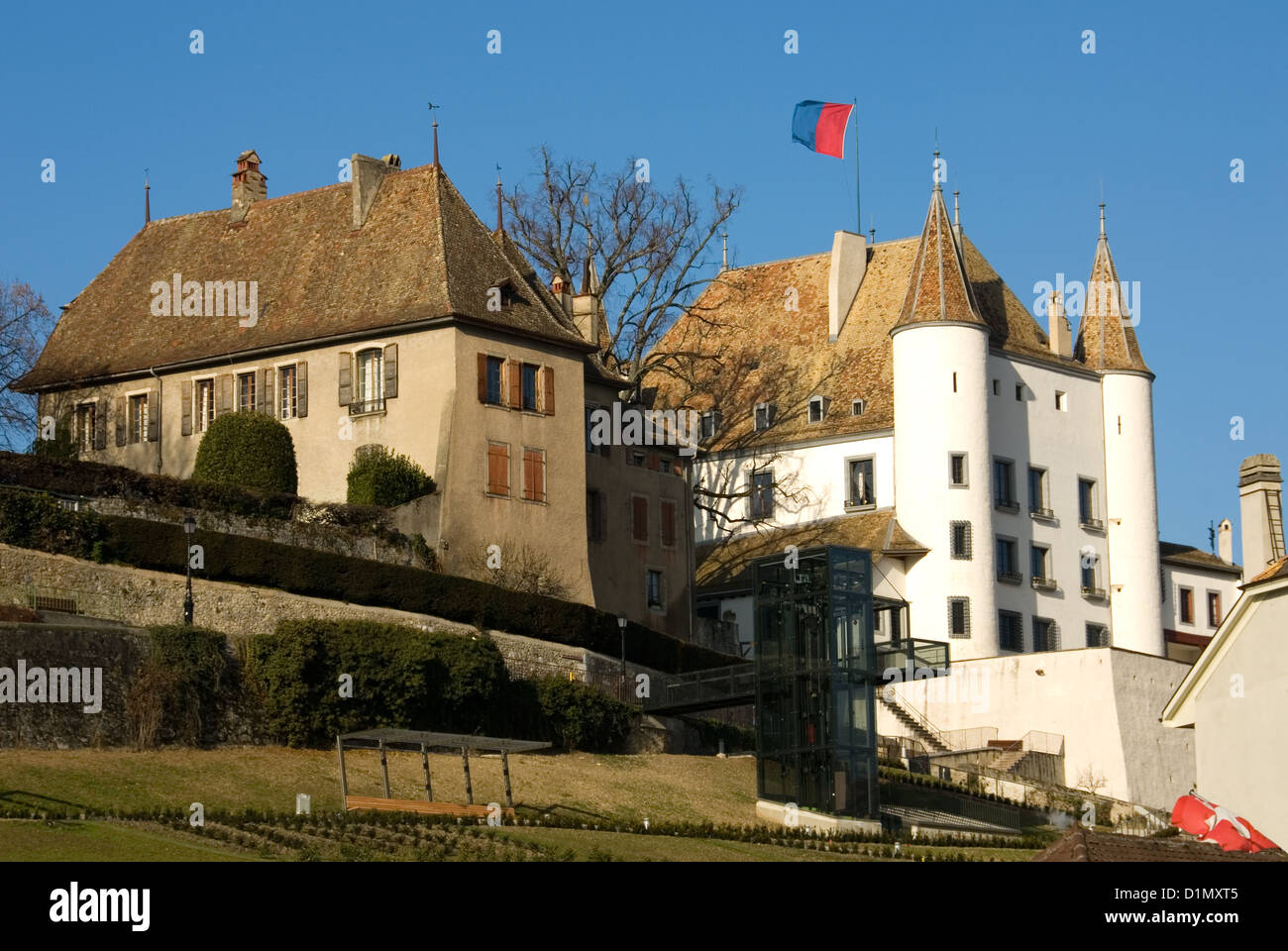 Swiss Architecture Stock Photo