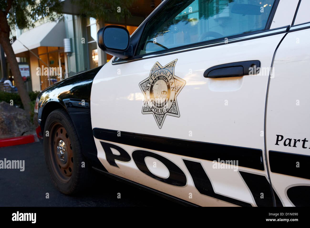 metro metropolitan police squad patrol police car Las Vegas Nevada USA ...