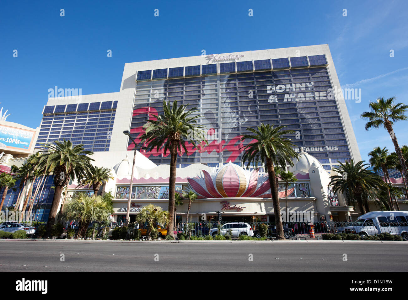 the flamingo hotel casino Las Vegas Nevada USA Stock Photo