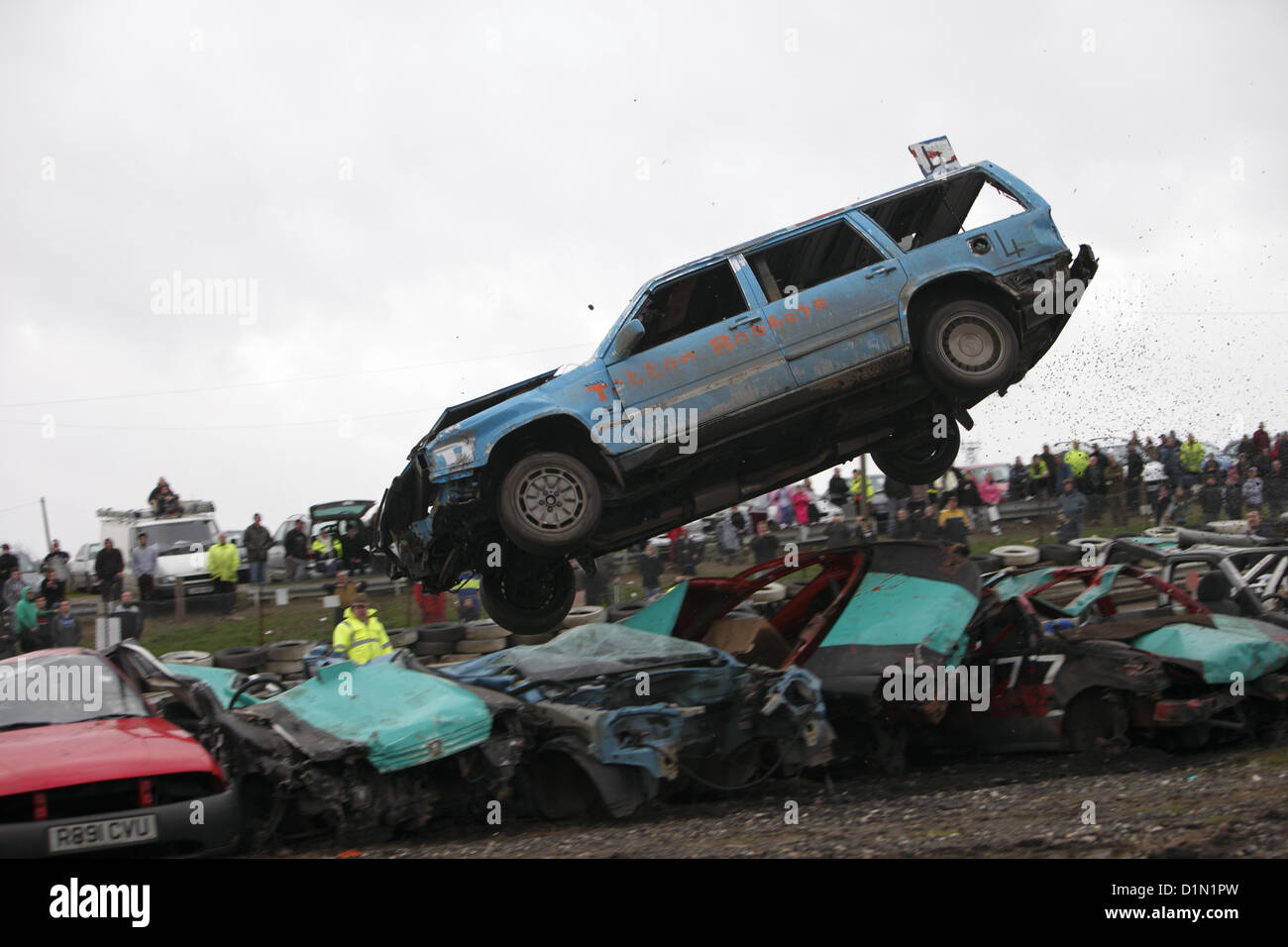 Christmas Hangover Car Jump Spectacular at Angmering Raceway, West ...