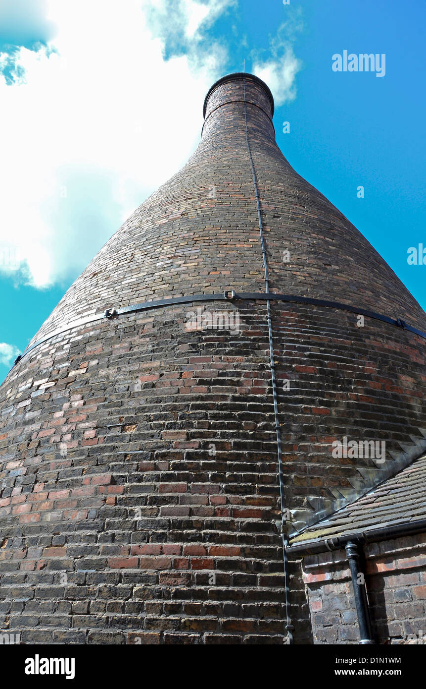 Old Victorian Bottle Kiln at the Gladstone Pottery Museum Longton Stoke