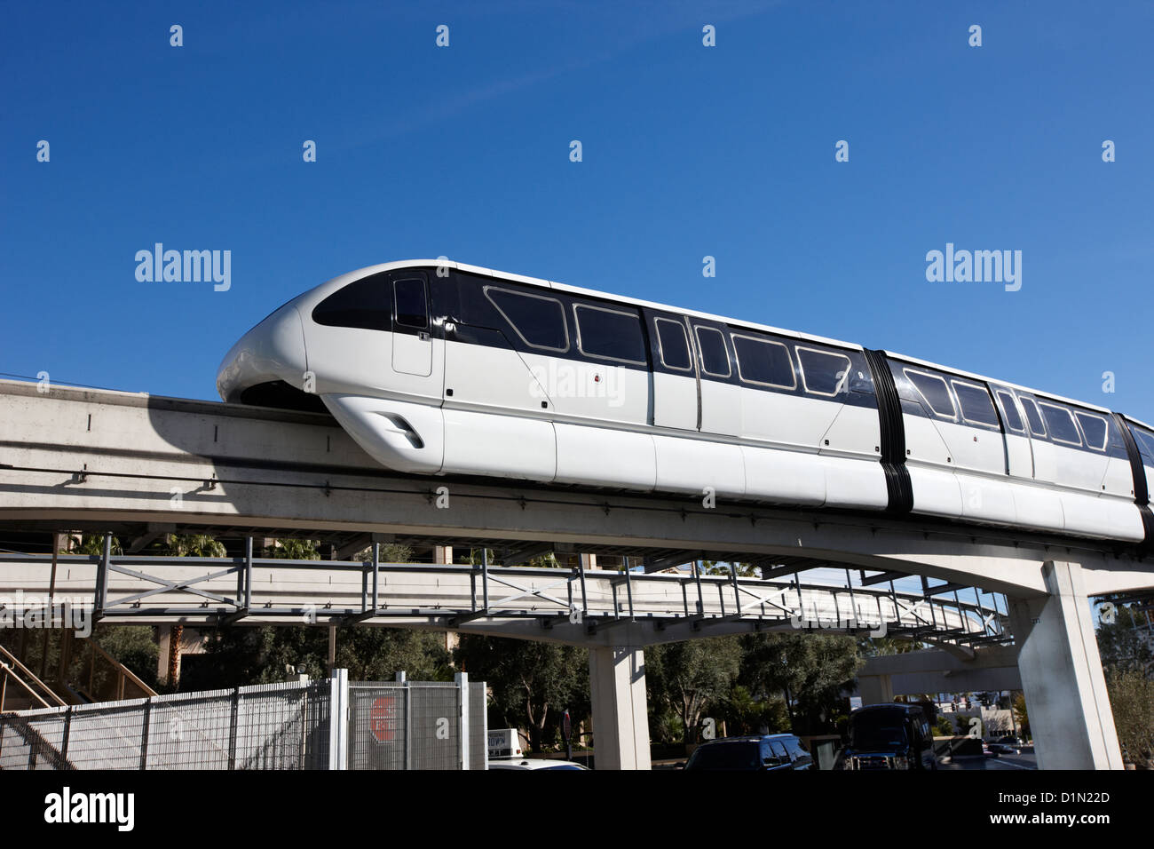 Las vegas monorail train nevada hi-res stock photography and images - Alamy