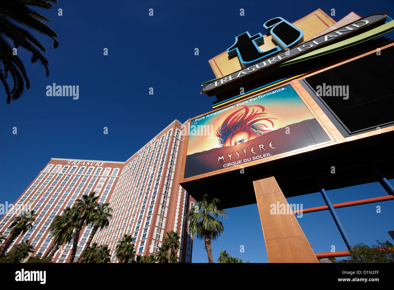 treasure island hotel and casino Las Vegas Nevada USA Stock Photo