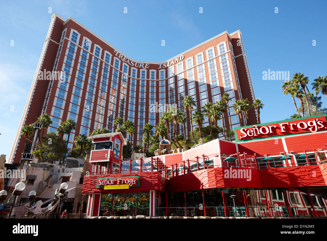 treasure island hotel and casino Las Vegas Nevada USA Stock Photo
