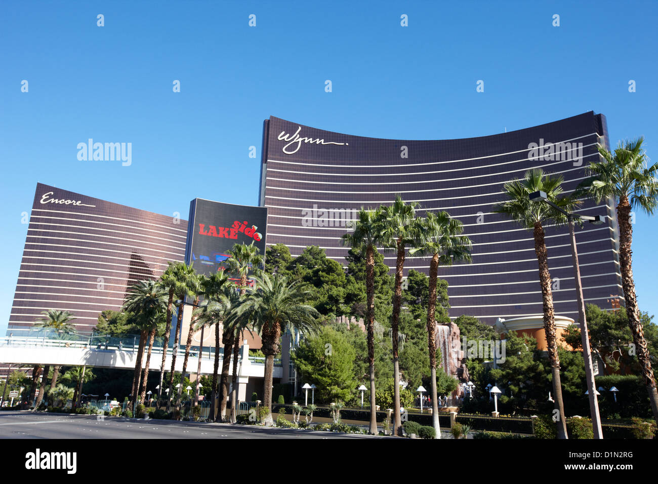 the wynn and encore resort and casinos Las Vegas Nevada USA Stock Photo