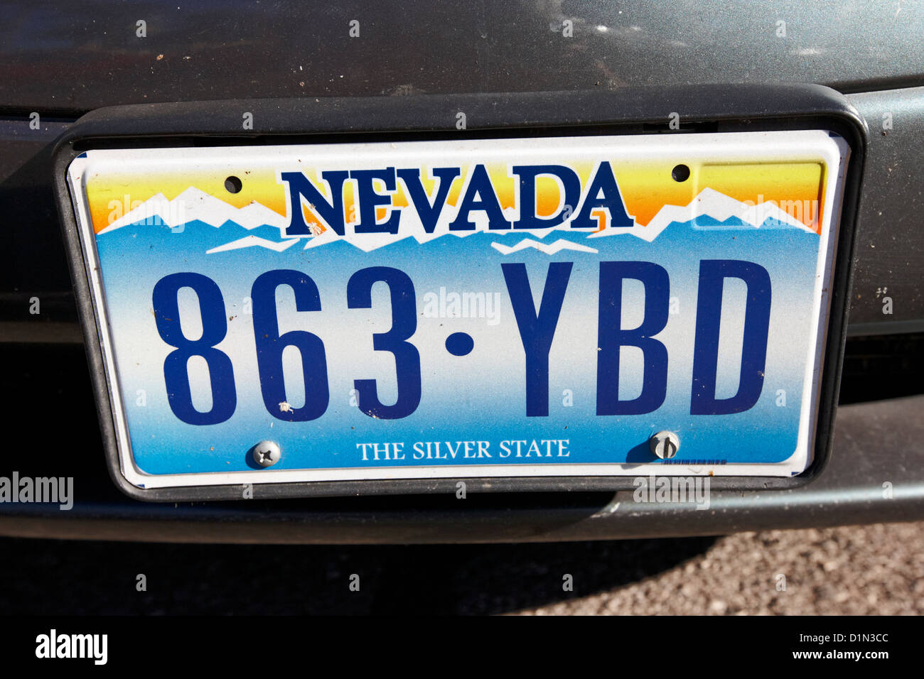Original Nummernschild License Plate USA Nevada The Silver State Plaque Targa 