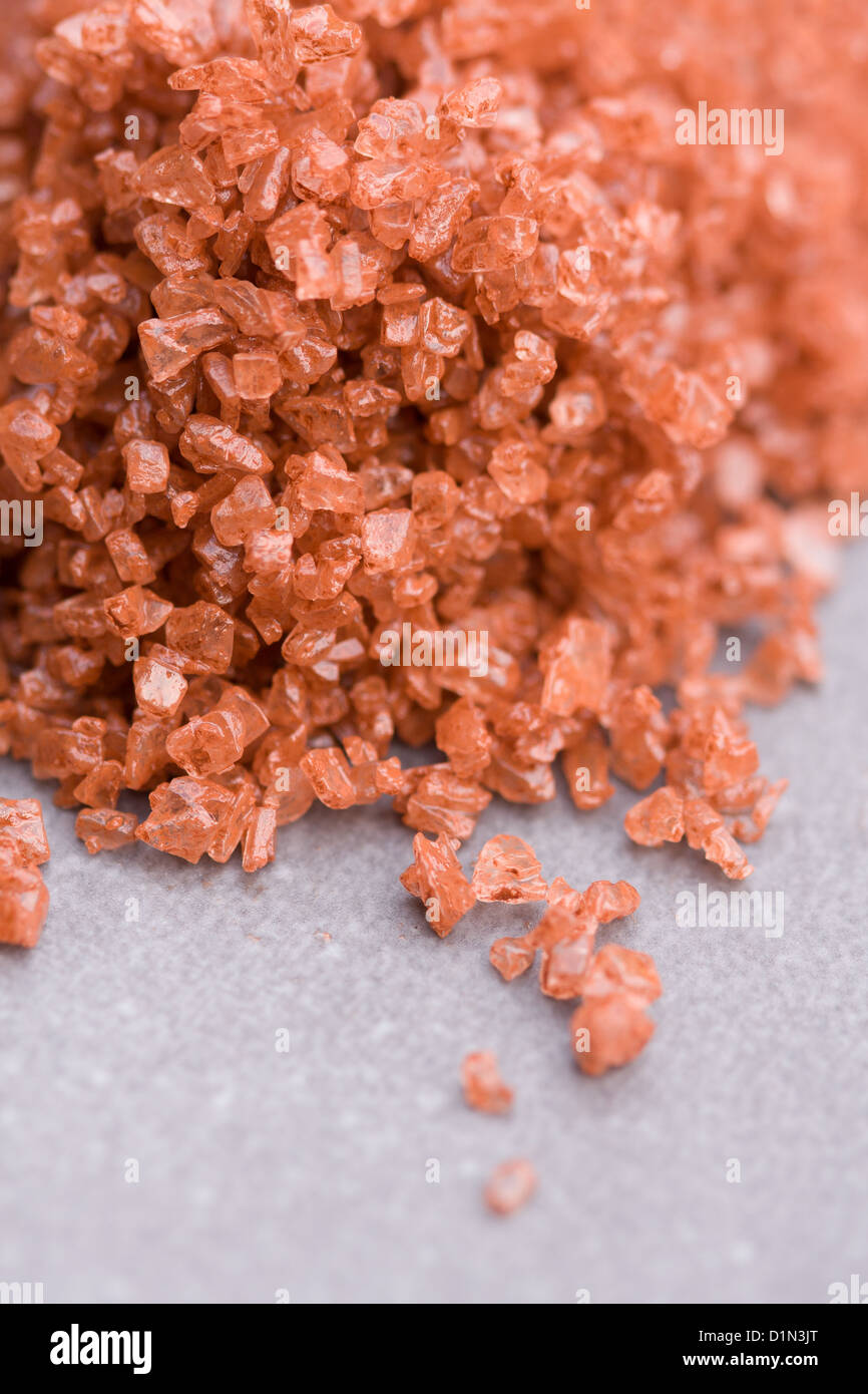 Hawaiian red sea salt Stock Photo