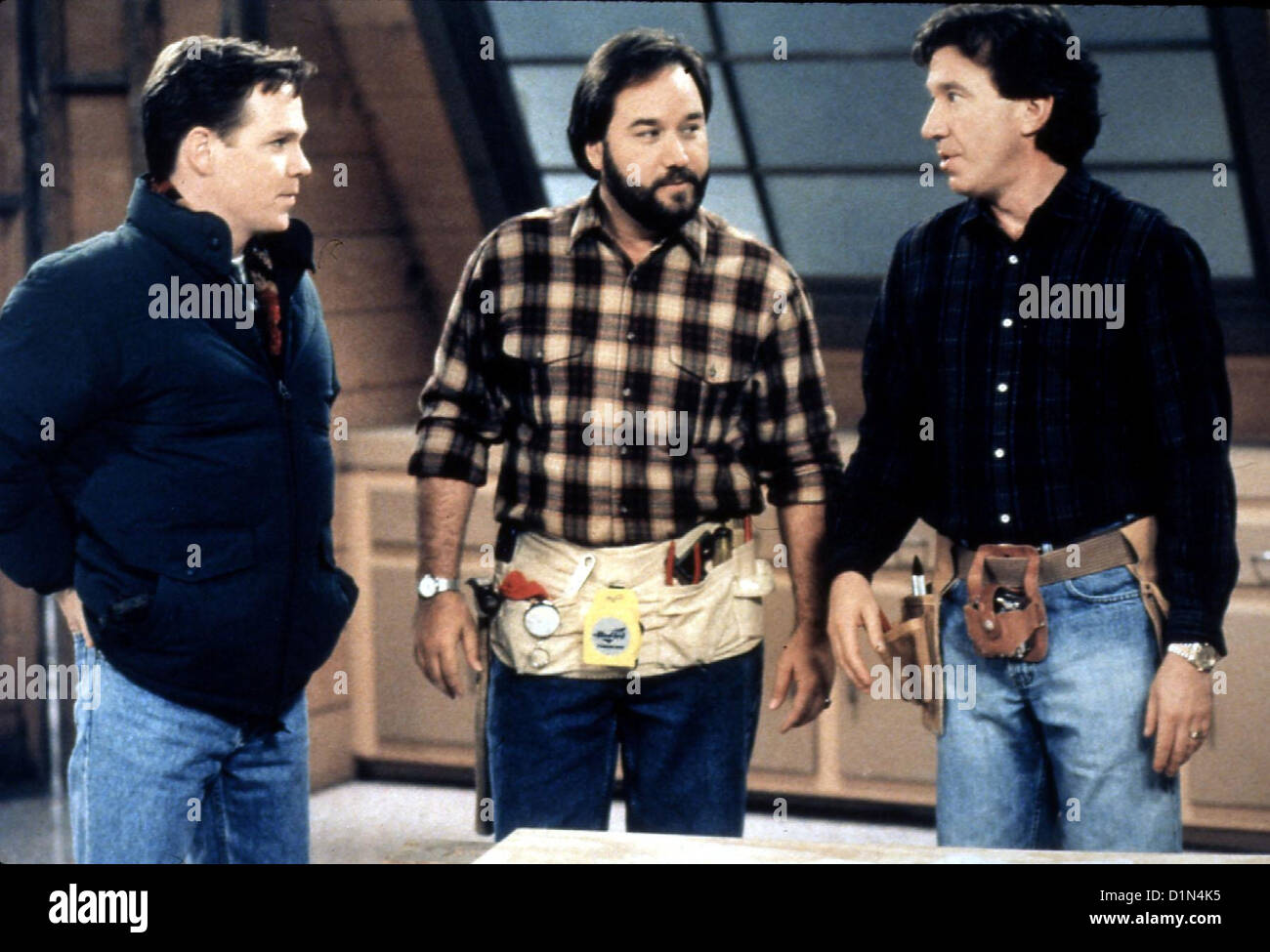 Hoer' Mal, Wer Da Haemmert  Home Improvement - Year 5  ?, Al Borland (Richard Karn), Taylor (Tim Allen) *** Local Caption *** Stock Photo