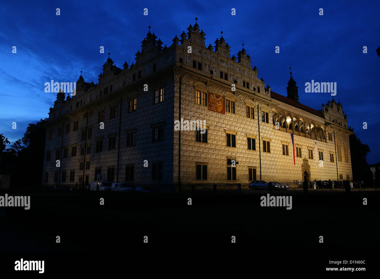 Renaissance castle Litomysl, UNESCO heritage, Czech Republic Stock Photo