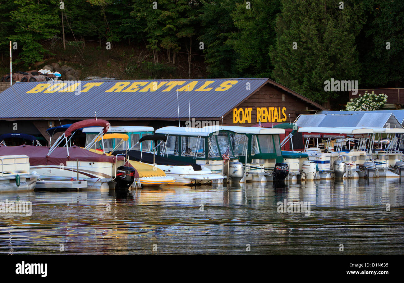 Boat rental shop in the Old (NY) area Stock Photo Alamy