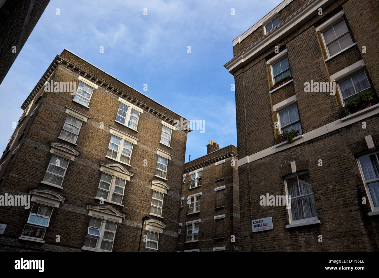 Bowmans Buildings on Corlett Street, London, England, UK Stock Photo