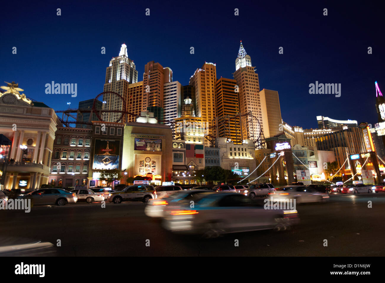 new york new york resort hotel and casino Las Vegas Nevada USA Stock ...