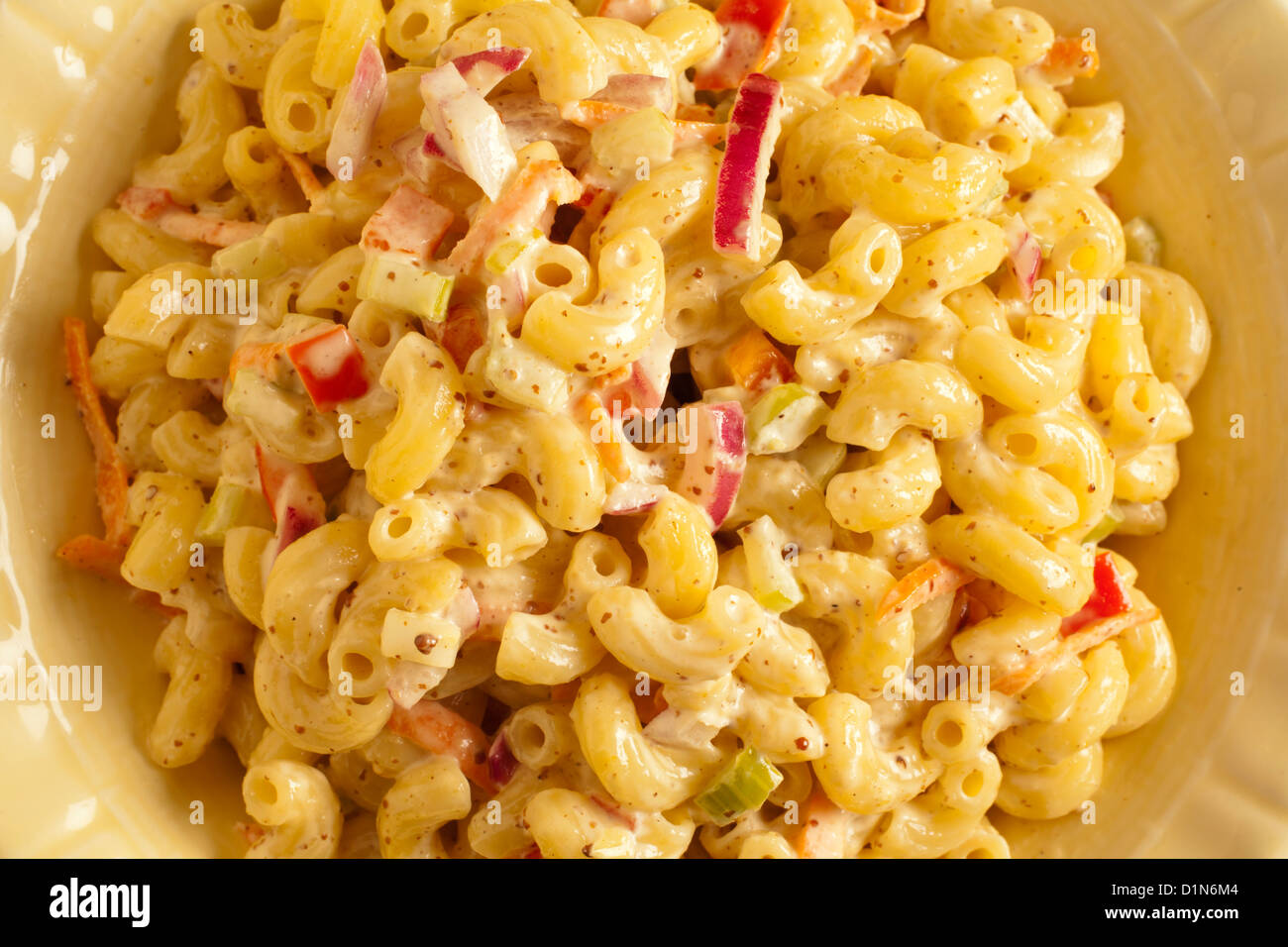 Macaroni Salad, American Style Stock Photo Alamy