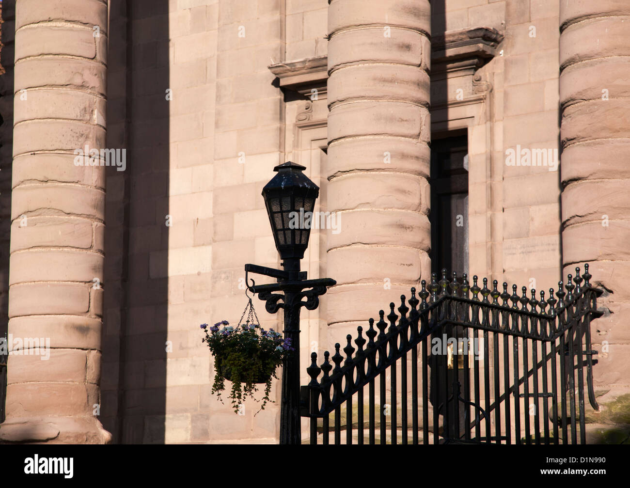 Detail of Town Hall at Berwick upon Tweed, Northumberland Stock Photo
