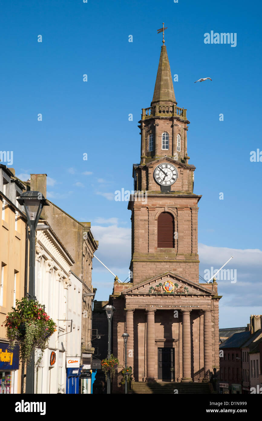 Town Hall at Berwick upon Tweed, Northumberland Stock Photo