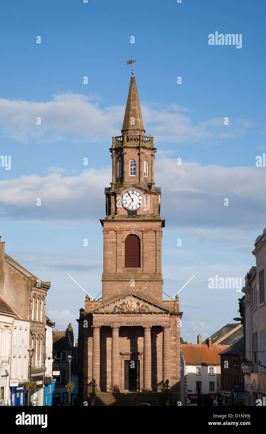 Town Hall at Berwick upon Tweed, Northumberland Stock Photo