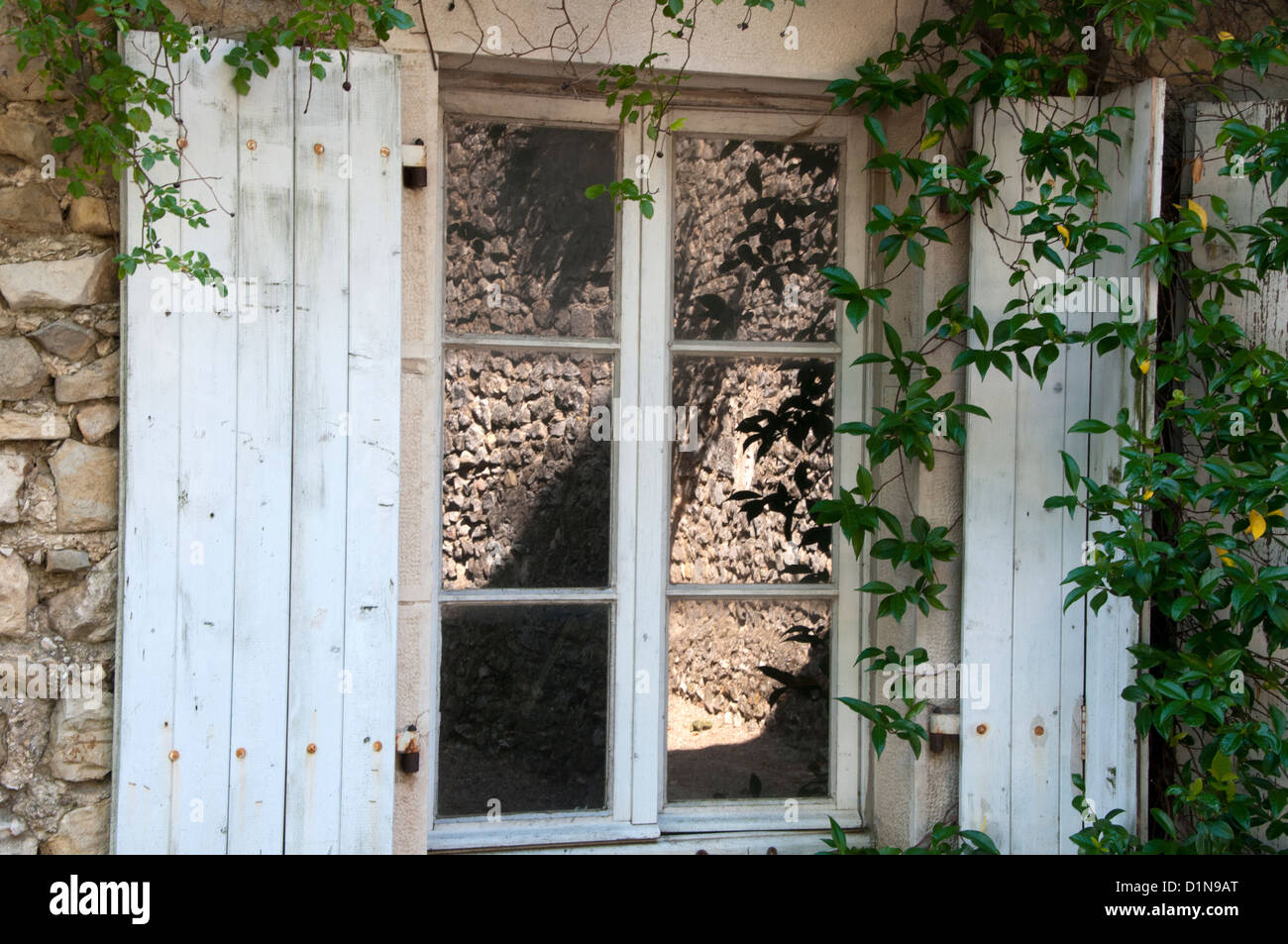 Window Shutters Cliousclat France Stock Photo Alamy