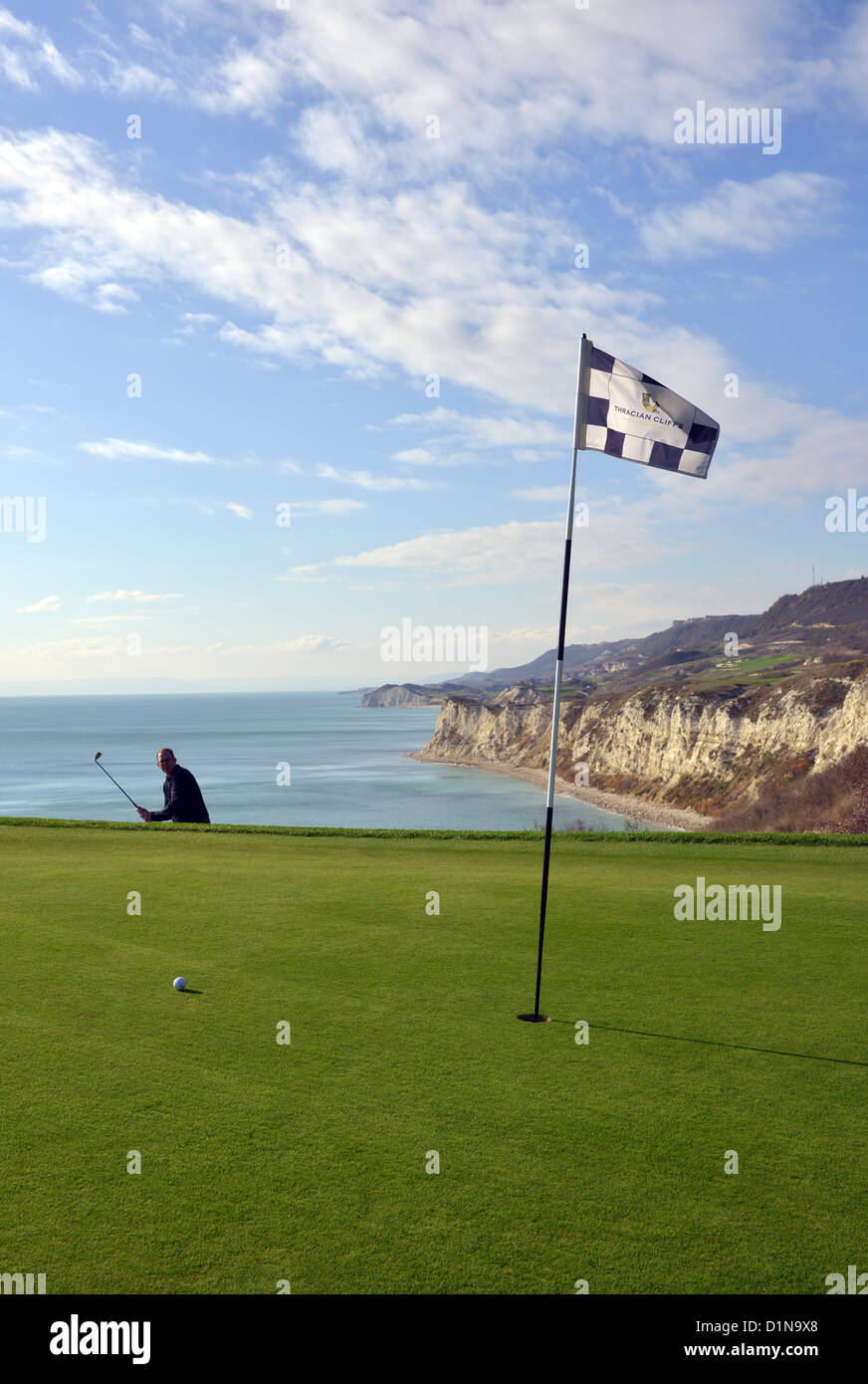 Thracian Cliffs Golf Course, Kavarna, Bulgaria Stock Photo