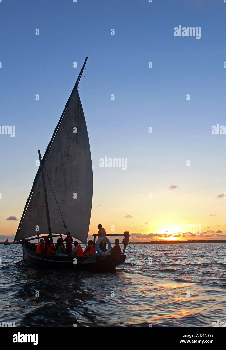 Tourists enjoy a boat trip, Kenya, East Africa Stock Photo Alamy