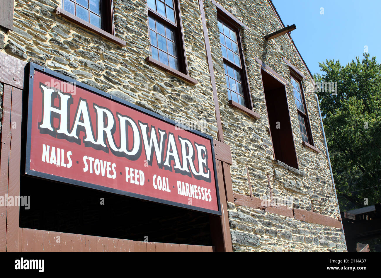 Harpers Ferry historic town, hardware store, Jefferson County, West