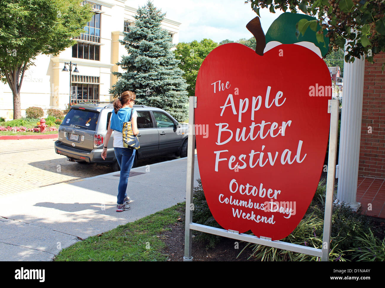 Apple Butter Festival in Berkeley Springs, West Virginia, USA Stock
