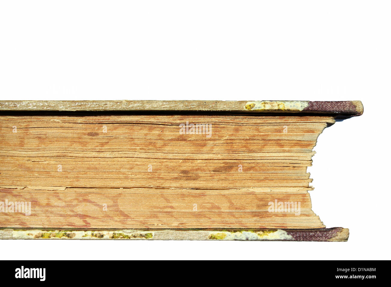 an old book isolated on white background Stock Photo - Alamy