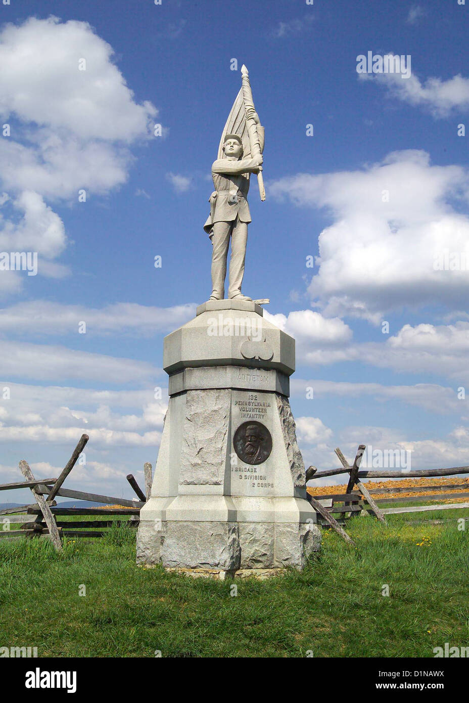 132nd pennsylvania infantry monument hi-res stock photography and ...