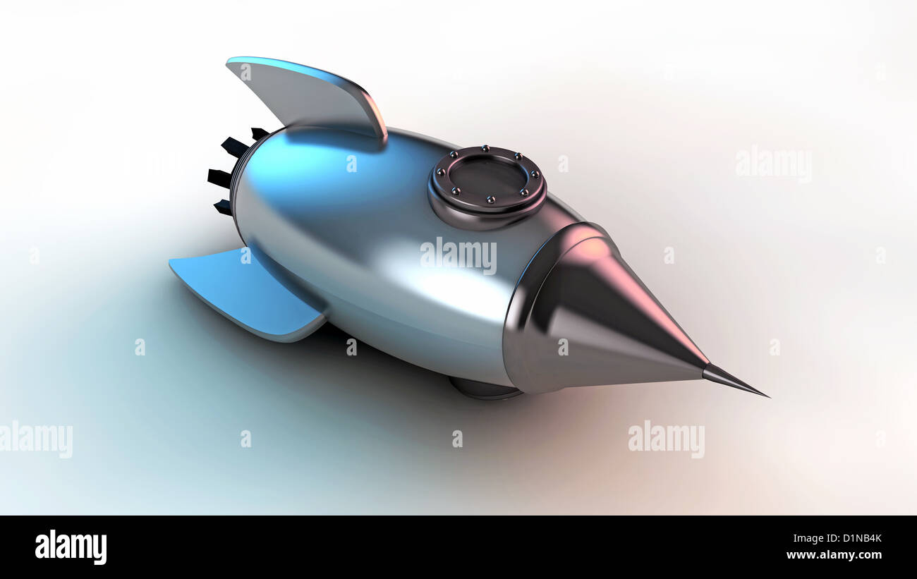 rocket isolated on white background Stock Photo - Alamy