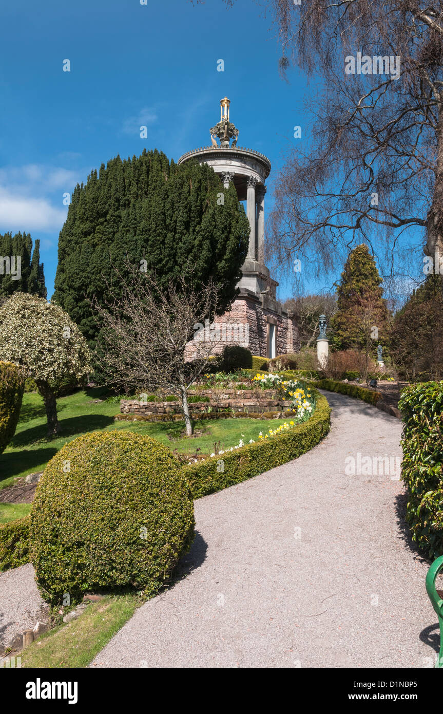 National Burns Monument Burns Heritage Park Alloway nr Ayr South Ayrshire Scotland Stock Photo