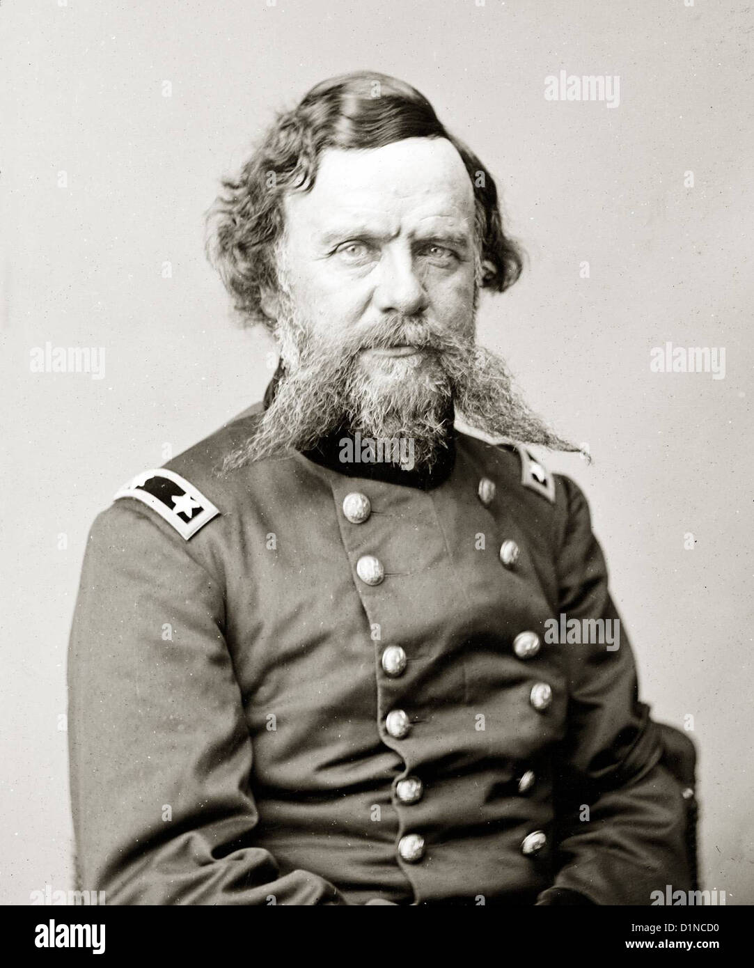 Antietam National Battlefield Maryland Union Soldiers  Brig. Gen. Alpheus S. Williams Stock Photo