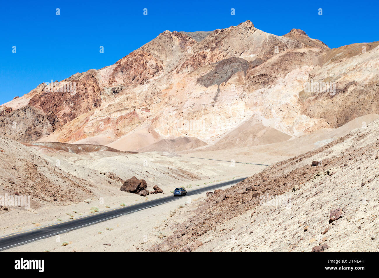 Artist's Drive, Death Valley NP, USA Stock Photo